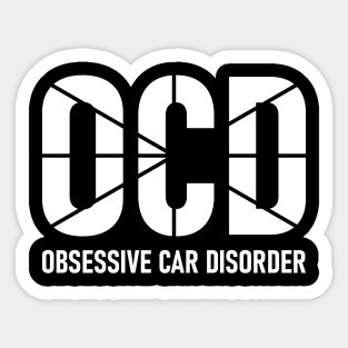 OCD Obsessive Car Disorder Sticker